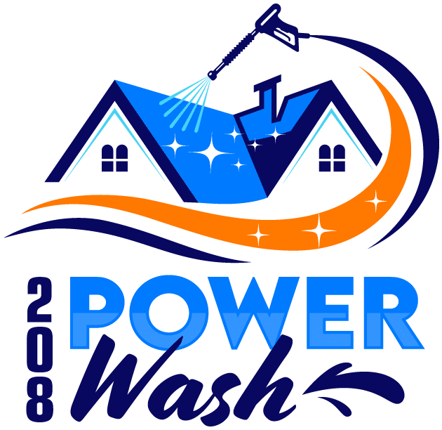 208 power wash logo